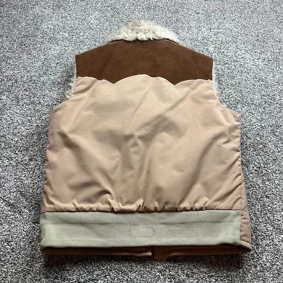 Mens‎ M Tan Brown Western Style Puffer usa - Picture 2 of 7